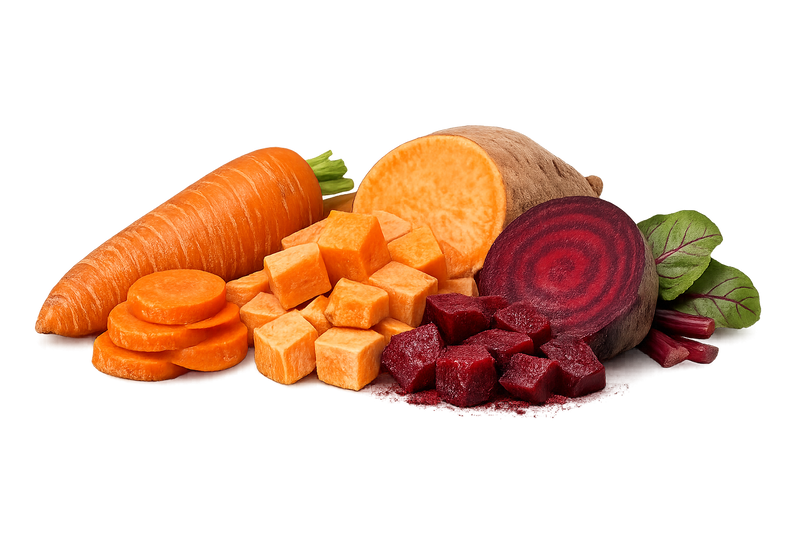 Mixed Root Vegetables (Carrot, Sweet Potato, Beetroot)
